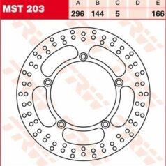 BRAKE ROTOR ROUND FIXED 296 FRONT