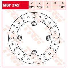 BRAKE ROTOR FIXED 220 ROUND REAR