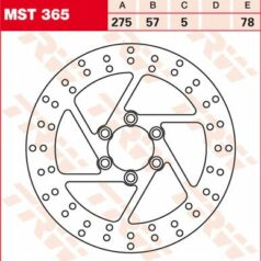 BRAKE ROTOR ROUND FIXED 275 REAR