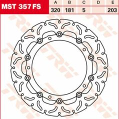 BRAKE ROTOR FLOATING 320 CONTOUR FRONT