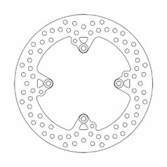 BRAKE ROTOR FIXED HALO ROUND NATURAL