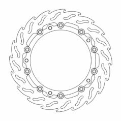 BRAKE ROTOR FLOATING FLAME BLACK