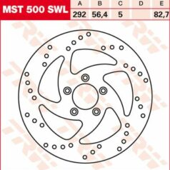 BRAKE ROTOR NON-FLOATING SWING-DESIGN LEFT