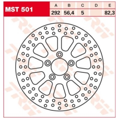 BRAKE ROTOR ROUND FIXED 292 REAR