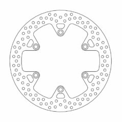 BRAKE ROTOR FIXED HALO ROUND NATURAL