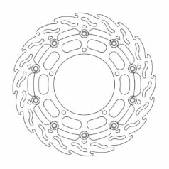BRAKE ROTOR FLOATING FLAME BLACK