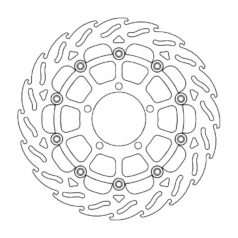 BRAKE ROTOR FLOATING FLAME BLACK