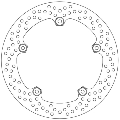 BRAKE ROTOR FLOATING HALO ROUND NATURAL