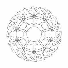 BRAKE ROTOR FLOATING FLAME BLACK
