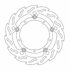 BRAKE ROTOR FLOATING FLAME BLACK