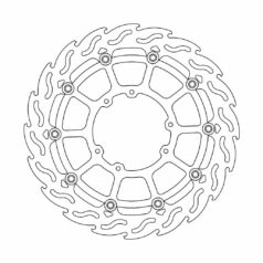 BRAKE ROTOR FLOATING FLAME BLACK