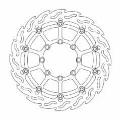 BRAKE ROTOR FLOATING FLAME BLACK