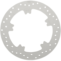 ROTORS BRAKE 11.8" FRONT DRILLED POLISHED STAINLESS STEEL