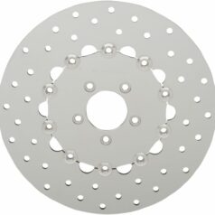 ROTORS BRAKE 11.8" FRONT DRILLED POLISHED STAINLESS STEEL