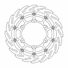 BRAKE ROTOR FLOATING FLAME BLACK