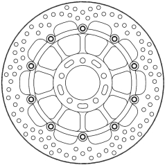 BRAKE ROTOR FLOATING HALO ROUND