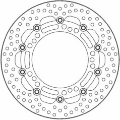 BRAKE ROTOR FLOATING HALO RACING ROUND