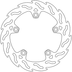 BRAKE ROTOR FIXED FLAME FRONT