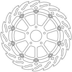 BRAKE ROTOR FLOATING FLAME