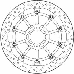 BRAKE ROTOR T-FLOATER HALO