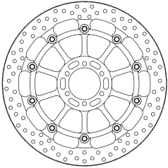 BRAKE ROTOR T-FLOATER HALO