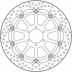 BRAKE ROTOR T-FLOATER HALO ROUND