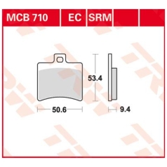 BRAKE PAD ALLROUND ORGANIC STANDARD