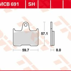 BRAKE PAD ALLROUND ORGANIC STANDARD