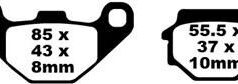 BRAKE PAD SFA SERIES ORGANIC