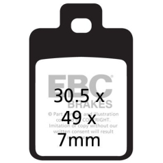 BRAKE PAD SFA SERIES ORGANIC