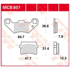 BRAKE PAD ALLROUND ORGANIC STANDARD