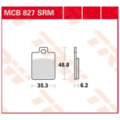BRAKE PAD EC-ORGANIC