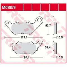BRAKE PAD ALLROUND ORGANIC STANDARD