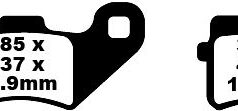 BRAKE PAD FA-R SERIES SINTERED METAL