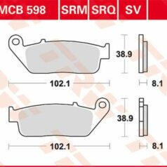BRAKE PAD SV SINTER PERFORMANCE STREET