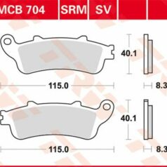 BRAKE PAD SV SINTER PERFORMANCE STREET