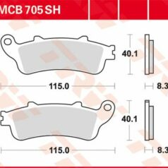 BRAKE PAD SH SINTER PERFORMANCE STREET & ROAD TRACKS