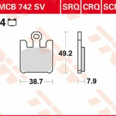 BRAKE PAD SV SINTER PERFORMANCE STREET