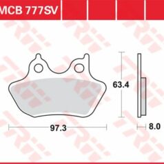 BRAKE PAD SV SINTER PERFORMANCE STREET