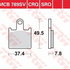 BRAKE PAD SV SINTER PERFORMANCE STREET