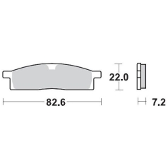 BRAKE PAD OFFROAD SINTER PRO RACING GP
