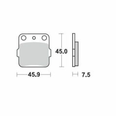 BRAKE PAD OFFROAD SINTER PRO RACING