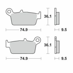 BRAKE PAD OFFROAD SINTER PRO RACING GP