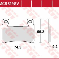 BRAKE PAD SV SINTER PERFORMANCE STREET