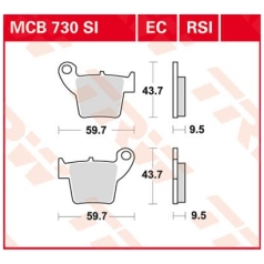 BRAKE PAD SI SINTER OFFROAD