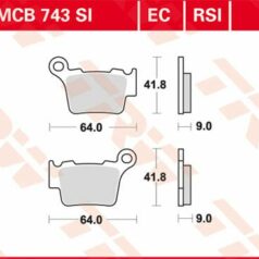 BRAKE PAD RSI SINTER PERFORMANCE OFFROAD
