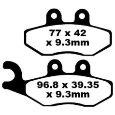 BRAKE PAD SFA-HH SERIES SINTERED METAL