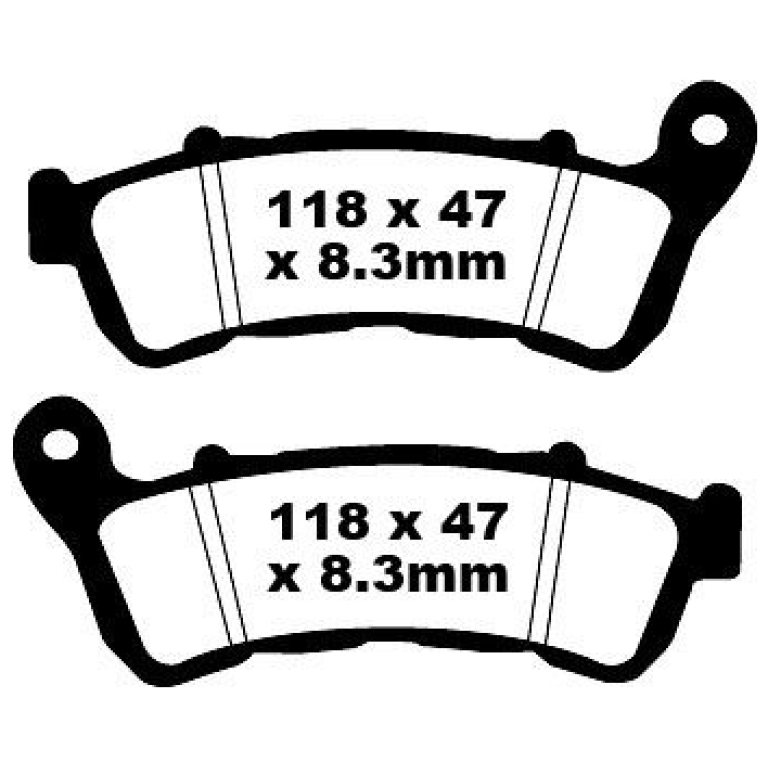 BRAKE PAD SFA-HH SERIES SINTERED METAL