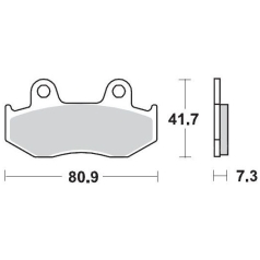BRAKE PAD OFFROAD SINTER PRO RACING