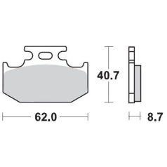 BRAKE PAD OFFROAD SINTER PRO RACING